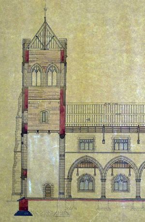 Proposed church Menston 1888